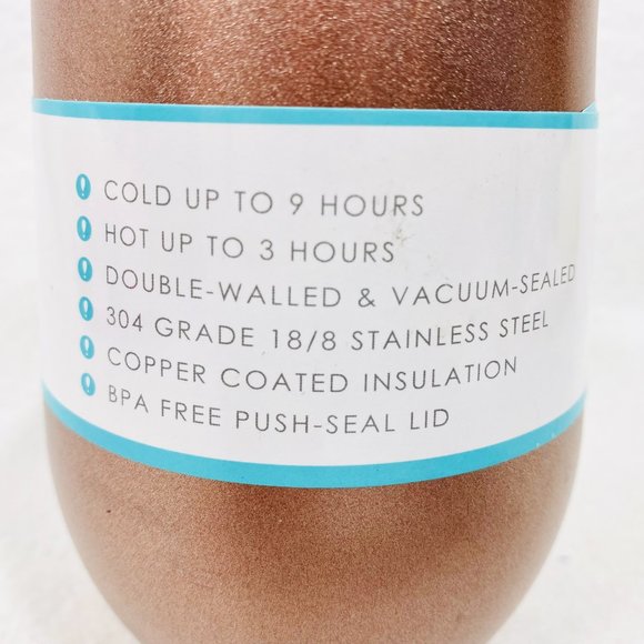 Swig Rose Gold/Copper 12 oz Stemless Wine Tumbler Insulated - NWT - Picture 3 of 7